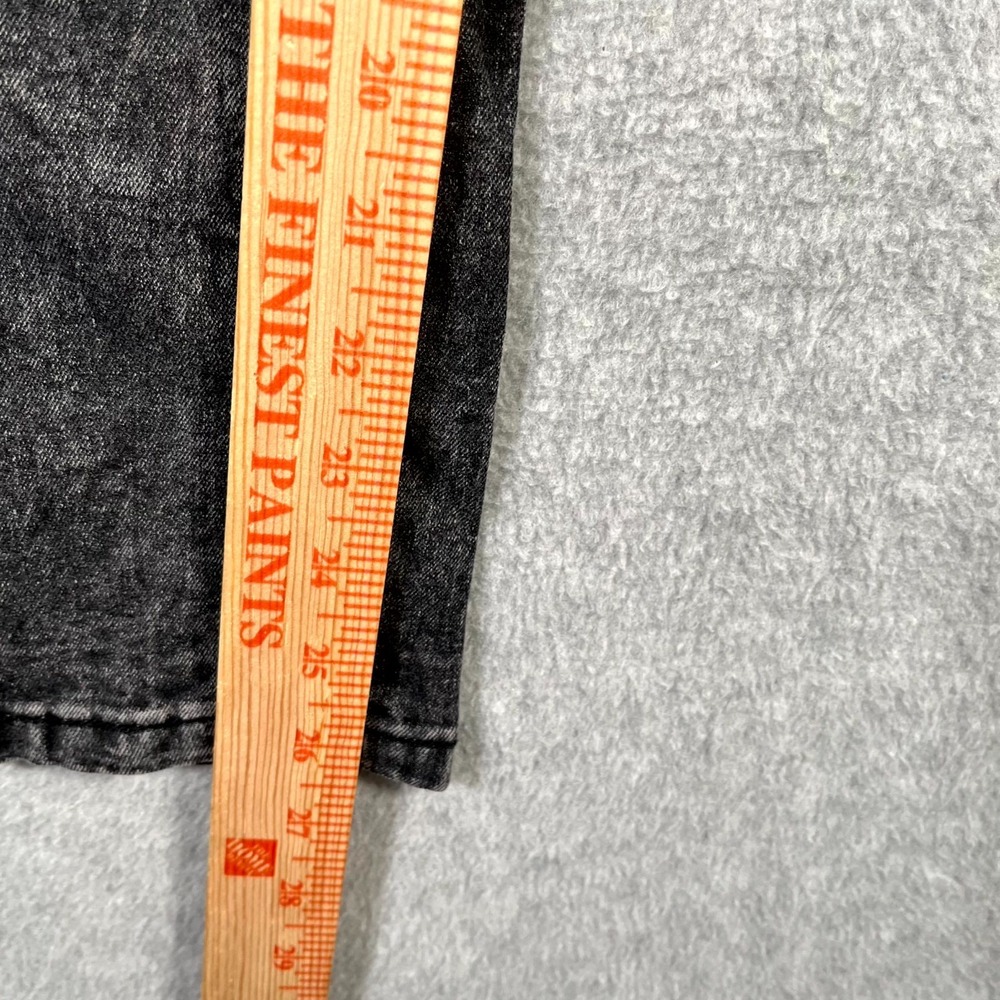 Phat Farm Skinny Jeans womens 14 Gray Denim Acid Wash Cotton Stretch Distressed - Picture 2 of 8